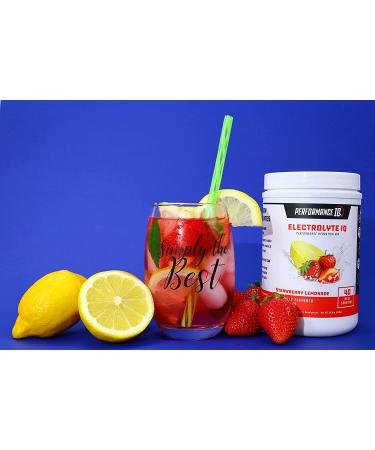 Keto Electrolyte Powder Strawberry Lemonade - 80 Servings, Energy & Hydration Drink, Non GMO, Vegan - Made in USA - Buy Online on GoSupps.com