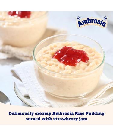 Ambrosia Devon Original Rice Pudding 4 x 125g Pots - Ready-to-Eat (Pack of 1) - Buy Online on GoSupps.com