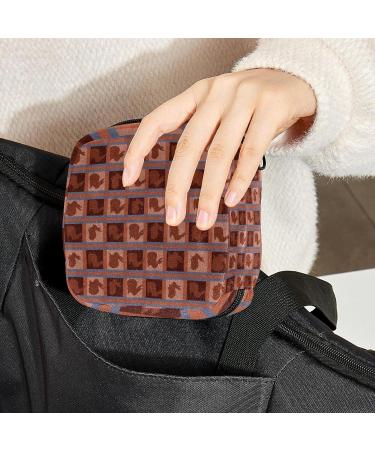 Nordic Animal Sanitary Napkin Storage Bag - Portable Menstrual Pad Holder for Teen Girls & Women - Multicolored Design #03 - Buy Online on GoSupps.com