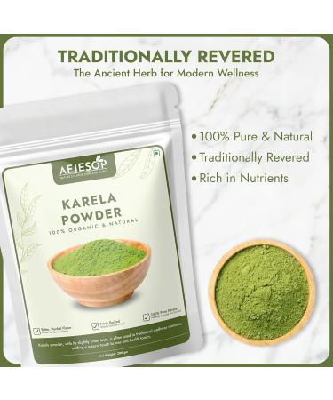 AEJESOP Karela Powder | Bitter Melon | Momordica Charantia 7 oz/ 200 gm - Buy Online on GoSupps.com
