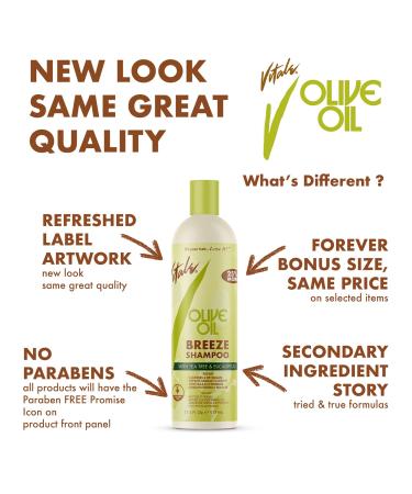 VITALE Olive Oil Anti-Breakage Leave-In Conditioner 12 fl oz - Nourishing Hair Care for All Hair Types - Buy Online on GoSupps.com
