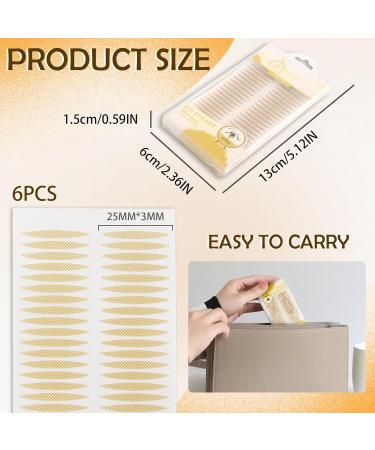 TORMEN 120 Pairs Double Eyelid Lift Strips | Invisible Waterproof Tape for Droopy & Single Eyelids | Natural Lace Mesh for All Eye Shapes - Buy Online on GoSupps.com