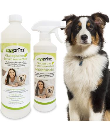 ZOOPRINZ SCHROMPLE RISICIATIONS concentrate - odor neutralizers and enzyme cleaner - hygienic cleaning in household and animal husbandry - effective odor killer at urine saliva vomit odor neutralizer 1 l concentrate