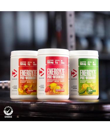 Dymatize Energyze Pre Workout Powder for Men and Women Peach Mango 150mg Caffeine 5g BCAAs Performance Blend of L-Theanine L-Tyrosine L-Citrulline No Sugar (30 Servings) Peach Mango 13 Ounce (Pack of 1) - Buy Online on GoSupps.com