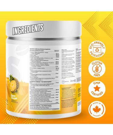 Shop Sante Intra Workout Plus - EAA + BCAA Powder - 30 Servings Essential Amino Acids Drink Supplements for Hydration Endurance & Muscle Recovery - 8g EAAs Electrolytes - Pineapple. - Buy Online on GoSupps.com