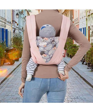 iFCOW Baby Sling Carrier Baby Wrap Sling Baby Wrap Carriers Handfree Swaddle Wrap Front and Back Suitable from Birth to 15KG Pink - Buy Online on GoSupps.com