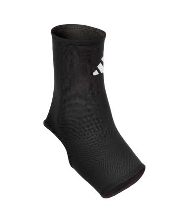 adidas Ankle Support Sleeve - Ankle Sleeve for Training Competitions and Support - Ergonomic Design Durable Elastic Nylon Trim Breathable Material - For all Fitness Levels - Black Medium adidas Ankle Support Medium