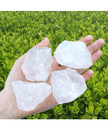 Xiannvxi 2 "crystals set gemsteine mountain crystal 100% natural water stones Premium quartz raw stones large source of life plus 4PCs G-clear quartz
