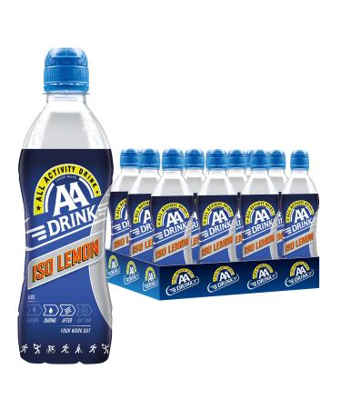 United Soft Drinks AA Drink Iso Lemon 05L 12 bottles incl deposit
