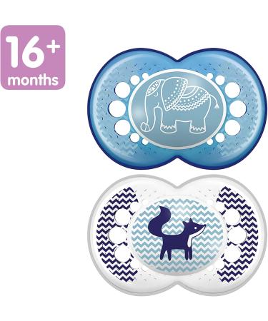Original Pacifier (2 pack) 16+ Months Boy Boy Animal Print - Buy Online on GoSupps.com