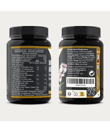 Buy Authentic Manuka Honey 500+ MGO - 500g | 100% Natural Lab-Tested Quality from New Zealand - Buy Online on GoSupps.com