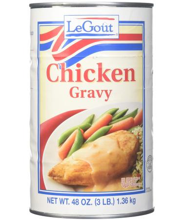 LeGout Chicken Gravy 3-Pound Cans (Pack of 6)