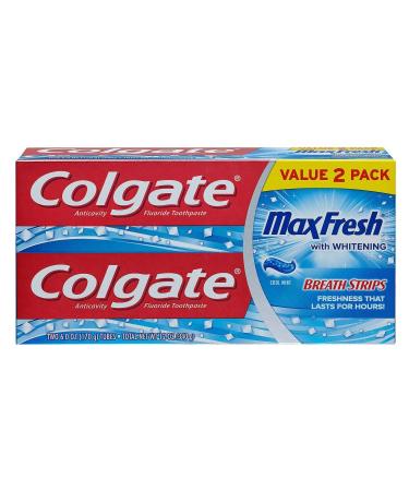 Colgate MaxFresh Fluoride Toothpaste 6 oz Twin Pack Cool Mint 2 ea (Pack of 2) - Buy Online on GoSupps.com