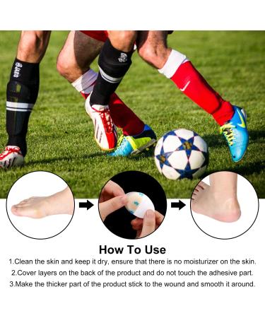 72 pc Blister Gel Guard Heel Pads | Waterproof Adhesive Bandages for Foot Toe | Protect from Rubbing Shoes - 1 Pack - Buy Online on GoSupps.com