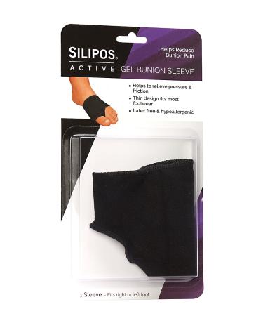 Silipos Active 7213 Gel Bunion Sleeve - Latex Free, Hypoallergenic Foot Care Product - Buy Online on GoSupps.com