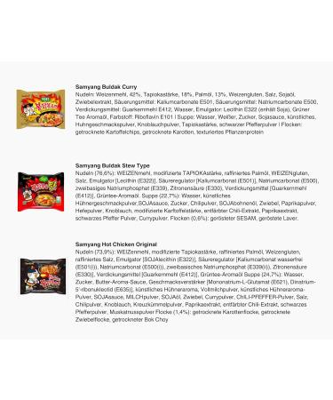 EasyCookAsia Samyang Buldak Ramen Set - 7-Piece Spicy Korean Noodles with Recipe Card - International Shipping Available - Buy Online on GoSupps.com