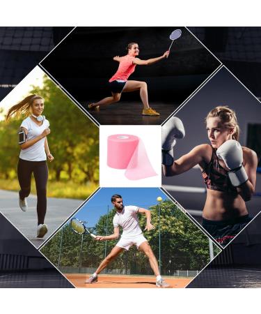 30 Yards Pink Pre Wrap Tape | Breathable Athletic UnderWrap for Ankle Wrist and Head - Perfect for Sports & Hair - Buy Online on GoSupps.com