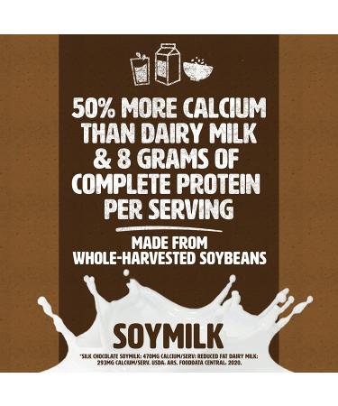 Silk Chocolate Soymilk Singles- Dairy-Free, Vegan, Non-GMO Project Verified- 8 Fl Oz (Pack of 12) - Buy Online on GoSupps.com