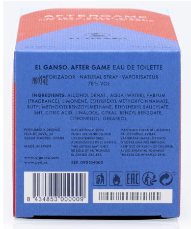 El Ganso After Game EDT Spray 125ml - Buy Online on GoSupps.com