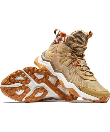 RAX Men's Lightweight Backpacking Hiking Boots - Light Khaki (Size 8) - Buy Online on GoSupps.com
