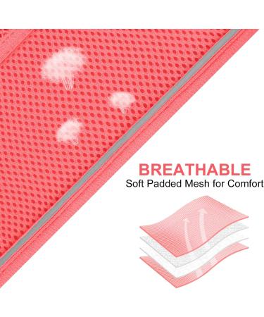 Joyal Reflective Soft Padded Dog Harness - Air-Mesh Breathable for Cats & Puppies | Pink XXXS (27-31cm) - International Shipping Available - Buy Online on GoSupps.com