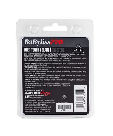 BaBylissPRO Barberology FX787 FX726 Replacement Blades - DLC 2.0 Deep Tooth T-Blade for Hair Trimmers - Buy Online on GoSupps.com