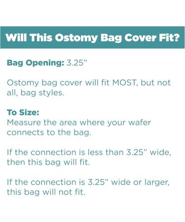 Ostomy Bag Cover Red Buffalo Check | Stylish & Comfortable | 3.25" Opening | International Shipping Available - Buy Online on GoSupps.com