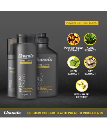 Ultimate Chassis Gift Set: Flushable Foam Premium Body Powder Body Wash & Wipes - Perfect for Men - Buy Online on GoSupps.com