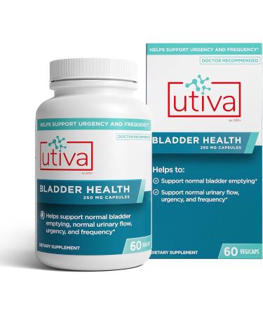 10% Bundle Utiva Cranberry PACs 30 Vegi Capsules + Utiva Bladder Health - Natural Bladder Control Supplement for Overactive Bladder - 60 Capsules - Buy Online on GoSupps.com