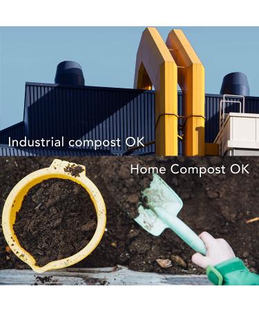 Moonygreen Compost Bags  Trash Bags 3Gallon  Extra Thick 0.87 Mils  US BPI ASTM D6400 Certified Compostable Food Scrap Kitchen Waste Bags  100 Count - Buy Online on GoSupps.com