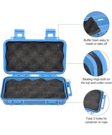 Yosoo Health Gear Waterproof Shockproof Hard Case - Outdoor Survival Storage Container - S Blue - Buy Online on GoSupps.com