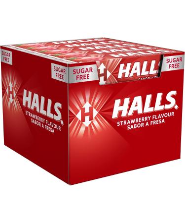 Halls vita c - Strawberry - Sugar Free - 20 Units - Buy Online on GoSupps.com