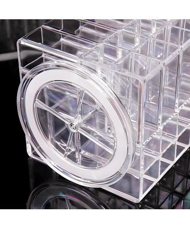 Sooyee 360 Degree Spinning Lipstick Organizer - 53 Spaces Acrylic Cosmetic Display Case - Buy Online on GoSupps.com