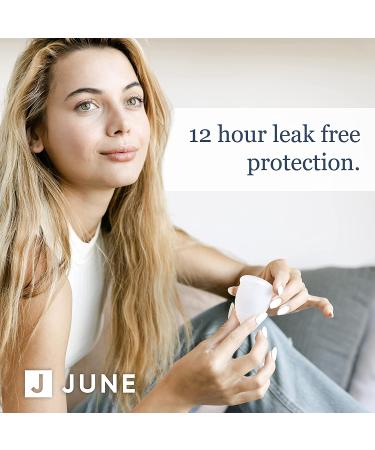 June Co Reusable Menstrual Cup - Small Size - PH Friendly - Medical-Grade Silicone - Feminine Hygiene Care - Buy Online on GoSupps.com