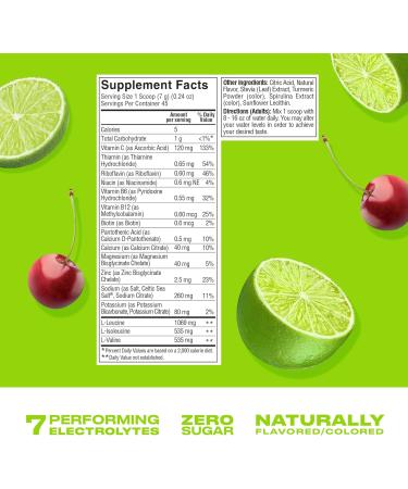 Cwench Electrolyte Mix - Cherry Lime Flavor 10 Count (0.25 oz each) - Hydration Solution for All International Shipping Available - Buy Online on GoSupps.com