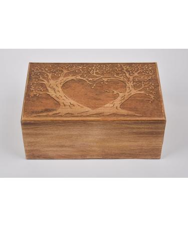 Personalized Handmade Wooden Box Funeral Cremation Urns for Human Ashes Adult Large - Burial Urns for Columbarium - Tree of Life Flying Bird (Medium - 8 x 6 x 3.5 inches) Personalized Medium - 8 x 6 x 3.5 inches - 120 lbs or 55 Kg - Buy Online on GoSupps.com