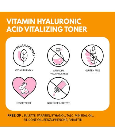 iUNIK Vitamin Hyaluronic Acid Vitalizing Toner 6.7 fl oz - Hydrating Skincare Essential - Buy Online on GoSupps.com