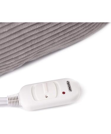 Mesko MS7429 Electric Heating Pillows - Neck & Back Pain Relief Cushion with Auto Shut-Off 2 Heat Levels Washable Cover - 80W Gray | International Shipping Available - Buy Online on GoSupps.com