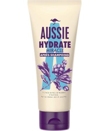 Aussie Hydrate Miracle Conditioner For Dry Hair With Macadamia Oil 200ml - Buy Online on GoSupps.com