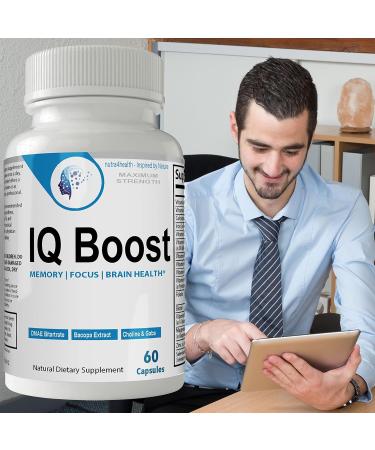 nutra4health IQ Boost Smart Pill Optimal Cognitive Support Brain Omega Original Nootropic Pills Capsules - Buy Online on GoSupps.com