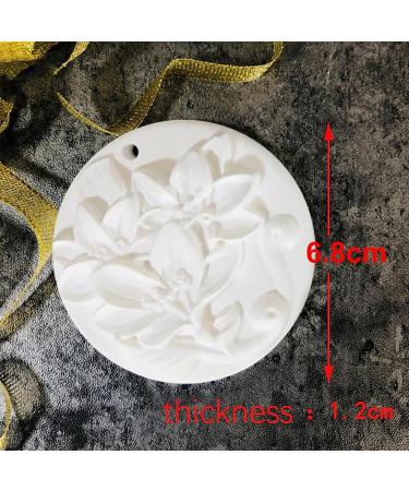 Mini Essential Oil Diffuser - Flower Pattern Aroma Diffuser for Yoga Living Room & Bathroom | Plaster Crafts & Fragrance Ornament - Buy Online on GoSupps.com
