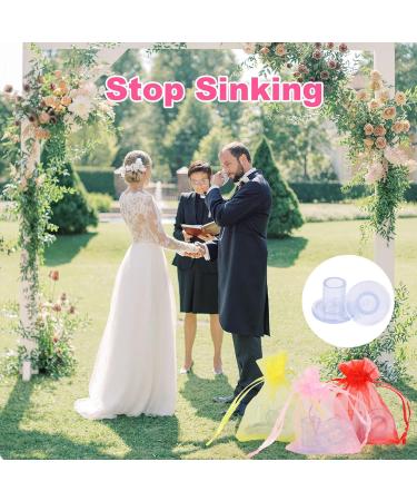 24 Pairs High Heel Protectors - Clear Shoe Cups for Grass & Uneven Floors | Perfect for Outdoor Weddings - Buy Online on GoSupps.com
