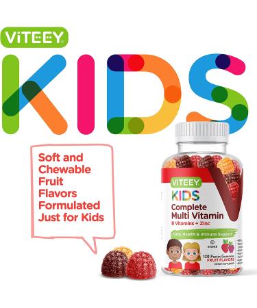 Kids Daily Multivitamin Gummies - Immune Support & Overall Health - 120 Count - Buy Online on GoSupps.com