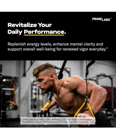Prime Labs Tongkat Ali for Men - Plus Organic Black Maca Root and Tribulus Terrestris - Performance Vitality Energy - 60 Count 60 Count (Pack of 1) - Buy Online on GoSupps.com