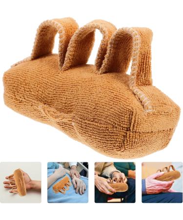 Healeved Palm Finger Splitter - Resting Hand Splint & Finger Cot for Rehab | Anti-Ulcer Protection | Light Brown - Buy Online on GoSupps.com