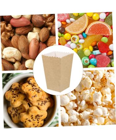 ABOOFAN 300 Pcs Cardboard Popcorn Dessert Bowls Charcuterie Cups Paper Cones for Food Popcorn Containers Movie Night Popcorn Bowl Square Disposable Trays Party Candy Cartons Mini Lunch Bag As Shownx6pcs mediumx6pcs - Buy Online on GoSupps.com
