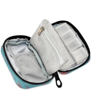 Shop Pfrewn 7-Day Happy Axolotls Pill Organizer Case - Portable Travel Pill Box for Vitamins & Supplements - Buy Online on GoSupps.com