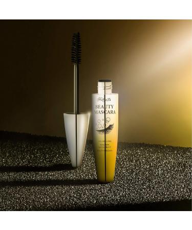 Mimore Mascara 4D Silk Fiber Eyelashes Waterproof Mascara Black Luxuriously Longer Thicker & Volumizing Lashes Advanced Smudge-Proof Formula Mascara (Black) - Buy Online on GoSupps.com