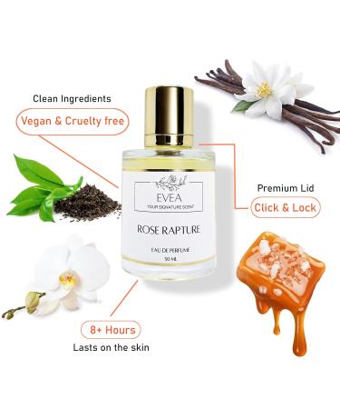 EVEA - Eau de Parfum - Rose Rapture - Inspired by Victor&Rolf's Flowerbomb' - Luxury Floral & Woody Perfume with Peony Rose Paraben Free Vegan Fragrance for Women - 50ml Spray | 1.7 fl. oz - Buy Online on GoSupps.com