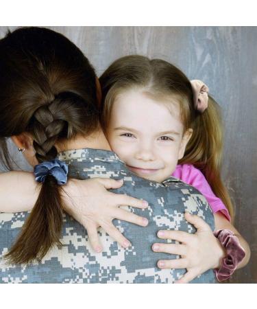 Jaolex 4 Pack Hair Scrunchies with Zipper Pocket - Velvet Elastic Hair Bands - Buy Online on GoSupps.com